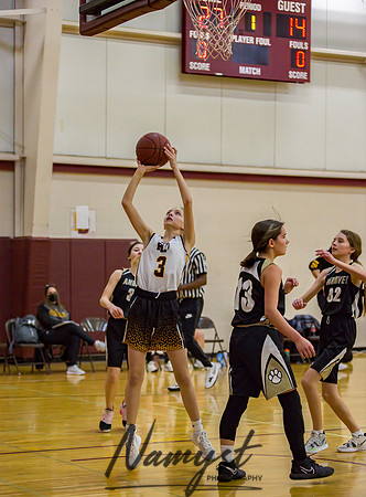 Forest Lake Girls 7 Maroon Basketball 086