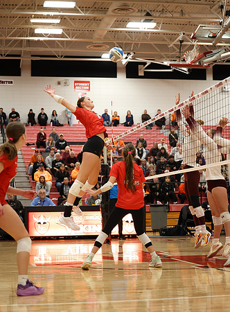 Centennial vs Anoka Girls Varsity Volleyball 132