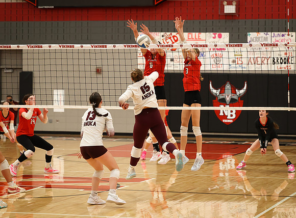 Centennial vs Anoka Girls Varsity Volleyball 262