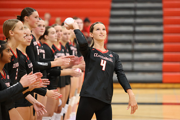 Centennial vs Cambridge-Isanti Girls Varsity Volleyball 28
