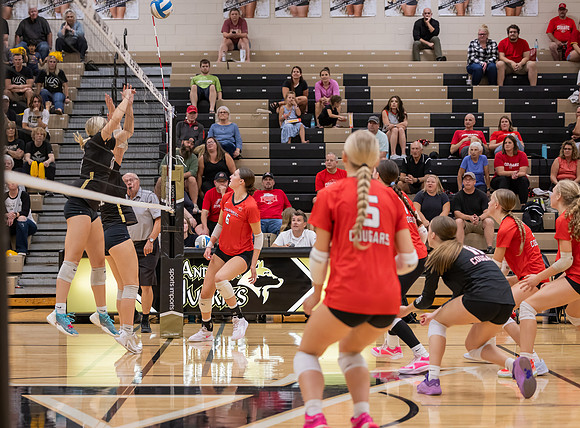 Centennial vs Andover Girls Varsity Volleyball 28