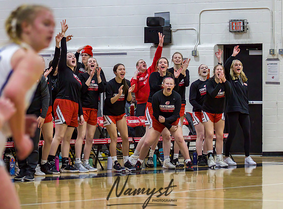 Centennial vs Cambridge-Isanti Girls Varsity Basketball 069