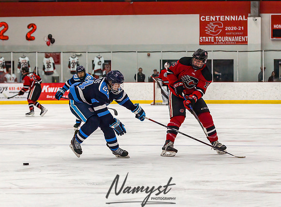 Centennial vs Blaine JV Hockey 201