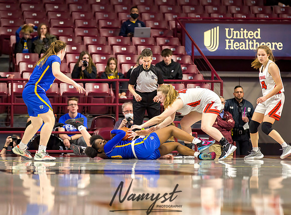 Centennial vs STMA Girls Basketball - State Tournament 254