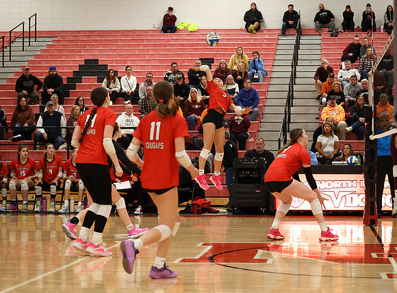 Centennial vs Anoka Girls Varsity Volleyball 364