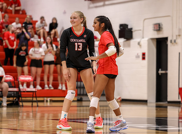 Centennial vs Mounds View Girls Varsity Volleyball 95