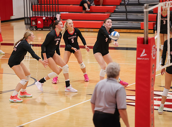 Centennial vs Osseo Girls Varsity Volleyball 202