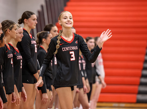 Centennial vs Coon Rapids Girls Varsity Volleyball 6
