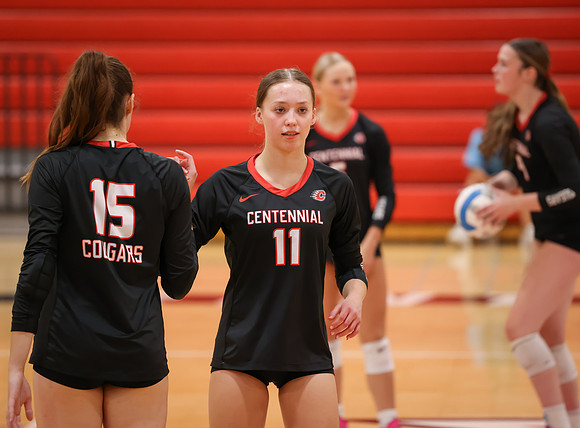 Centennial vs Hopkins Girls Varsity Volleyball 137