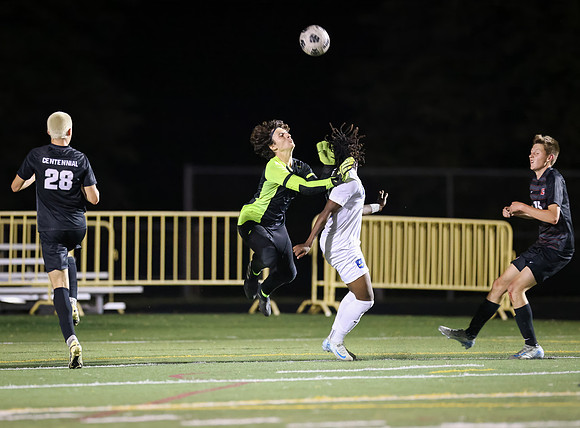 Centennial vs Totino-Grace Varsity Soccer 216