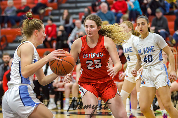 Centennial vs Blaine Varsity Basketball 090