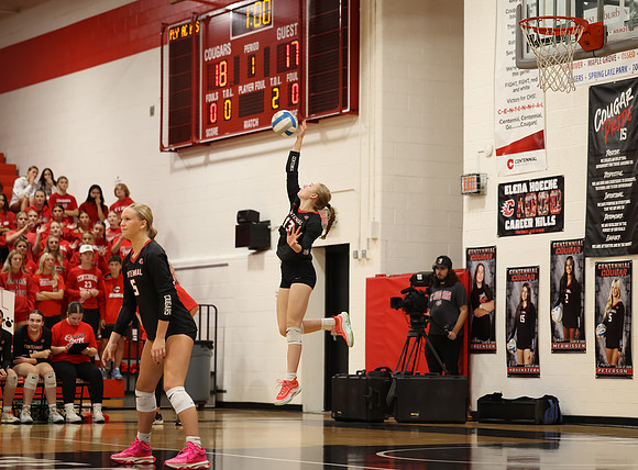 Centennial vs Blaine Girls Varsity Volleyball 79
