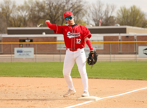 Centennial vs Spring Lake Park Baseball_189