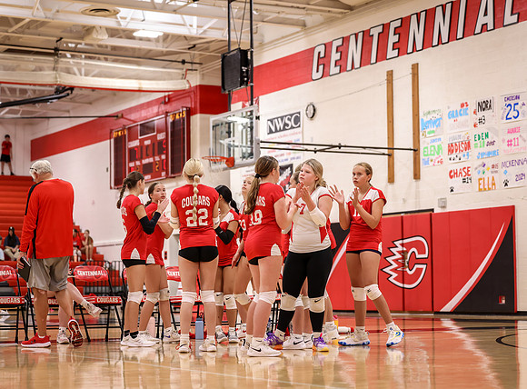 Centennial vs Mounds View Girls 9B Volleyball 61