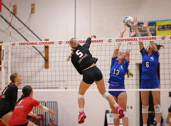 Centennial vs Hopkins Girls Varsity Volleyball 145