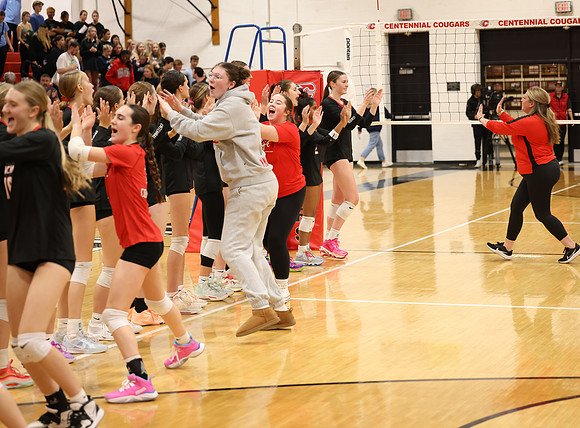 Centennial vs Blaine Girls Varsity Volleyball 347