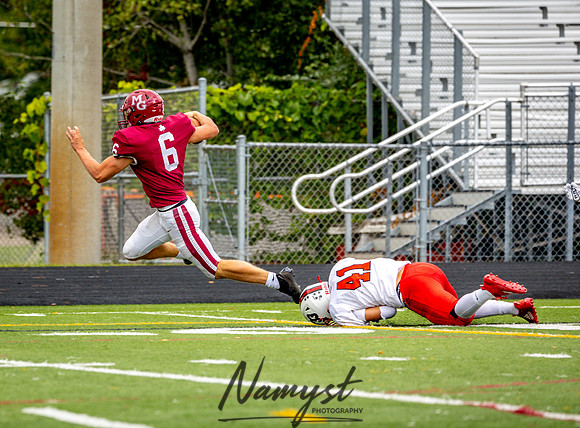 Centennial vs Maple Grove JV Football 214