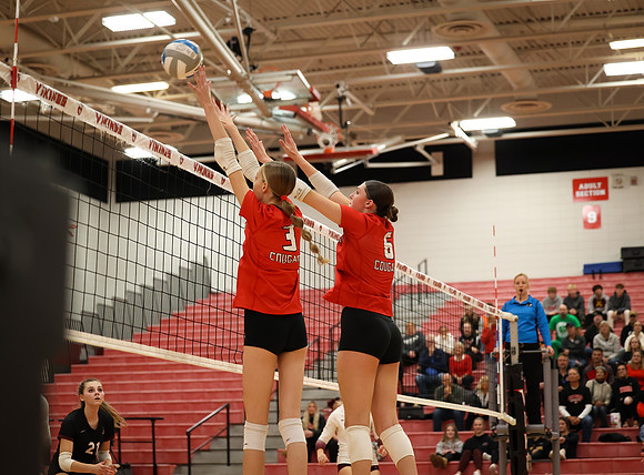 Centennial vs Anoka Girls Varsity Volleyball 230