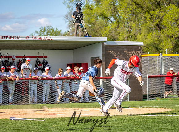 Centennial vs Blaine Varsity Baseball 177