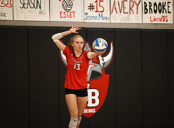 Centennial vs Anoka Girls Varsity Volleyball 168