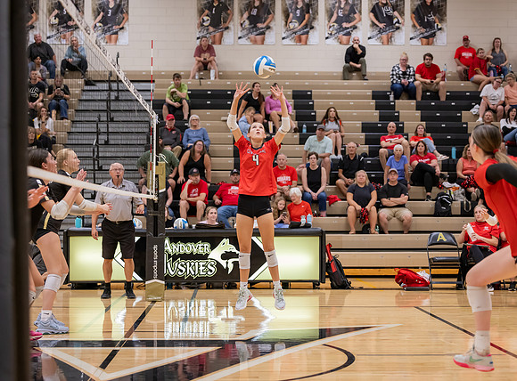 Centennial vs Andover Girls Varsity Volleyball 69