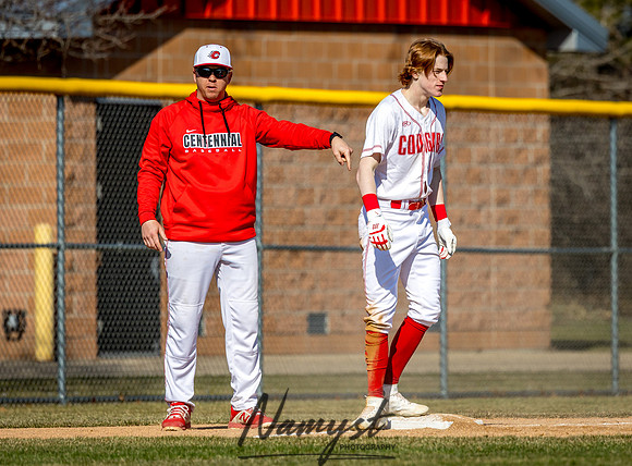 Centennial vs Rogers Varsity Baseball 110