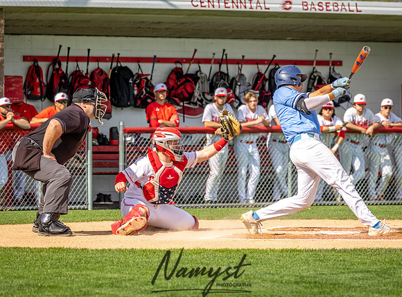 Centennial vs Blaine Varsity Baseball 040