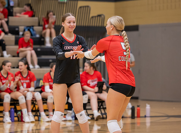 Centennial vs Andover Girls Varsity Volleyball 9
