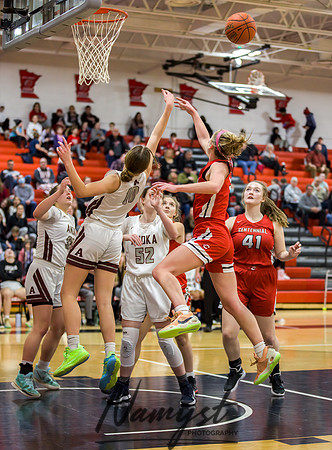 Centennial vs Anoka Girls Varsity Basketball 086