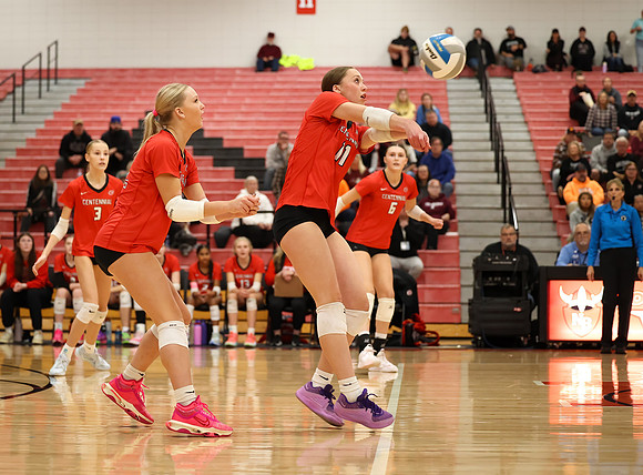 Centennial vs Anoka Girls Varsity Volleyball 75