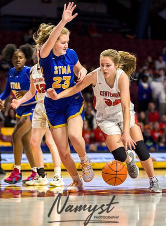 Centennial vs STMA Girls Basketball - State Tournament 105