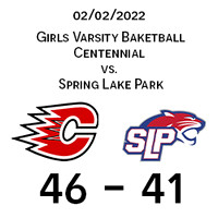2022 02 02 Centennial vs Spring Lake Park