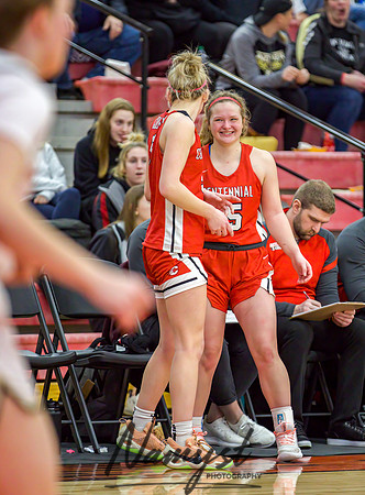 Centennial vs Andover Girls Varsity Basketball 139