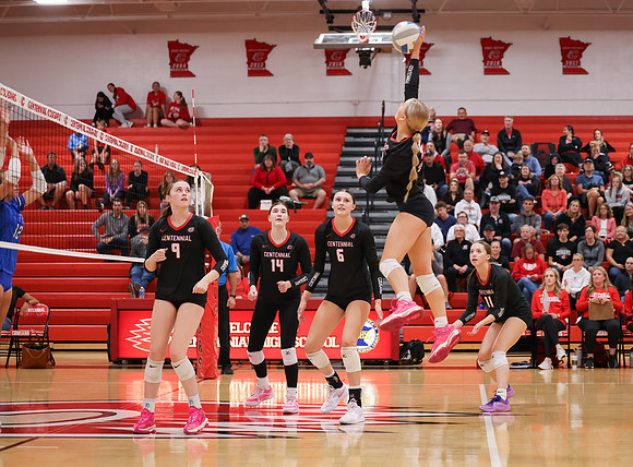 Centennial vs Hopkins Girls Varsity Volleyball 173