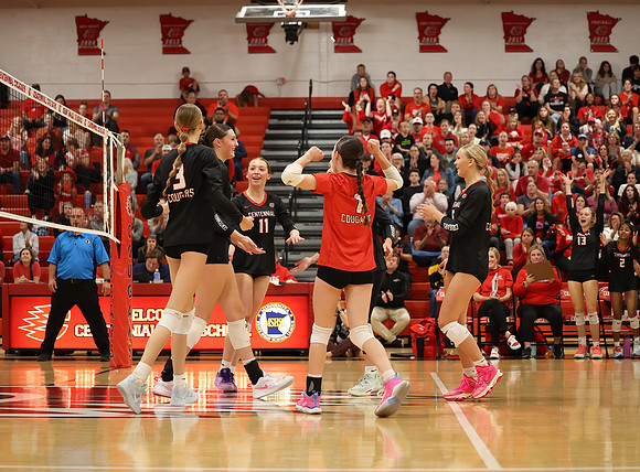 Centennial vs Blaine Girls Varsity Volleyball 71