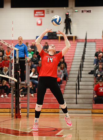 Centennial vs Anoka Girls Varsity Volleyball 209