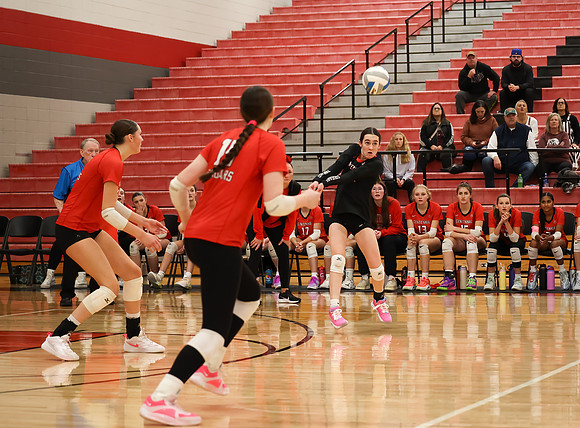 Centennial vs Anoka Girls Varsity Volleyball 184
