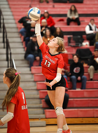 Centennial vs Anoka Girls Varsity Volleyball 11