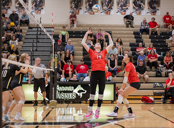 Centennial vs Andover Girls Varsity Volleyball 20