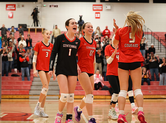 Centennial vs Anoka Girls Varsity Volleyball 243