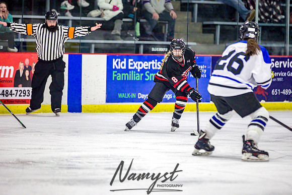 Centennial-Spring Lake Park vs Rogers Girls Varsity Hockey 387