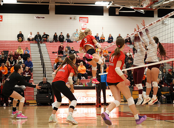 Centennial vs Anoka Girls Varsity Volleyball 114