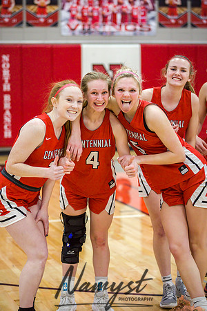 Centennial vs Andover Girls Varsity Basketball 197
