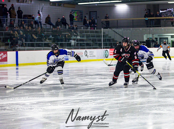 Centennial-Spring Lake Park vs Rogers Girls Varsity Hockey 089
