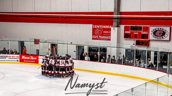 Centennial vs Totino-Grace Varsity Hockey 100