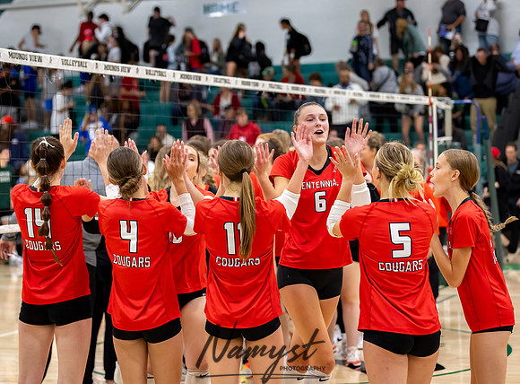 Centennial vs Mounds View Varsity Volleyball 149