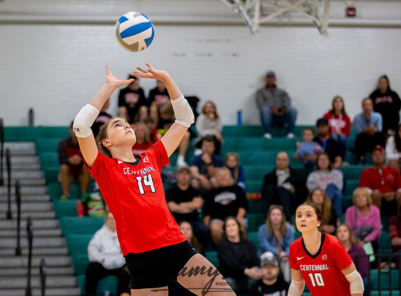 Centennial vs Mounds View Varsity Volleyball 16