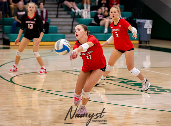 Centennial vs Mounds View Varsity Volleyball 24