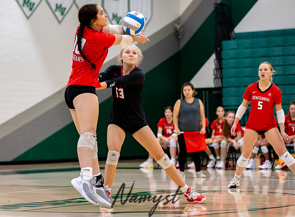 Centennial vs Mounds View Varsity Volleyball 40