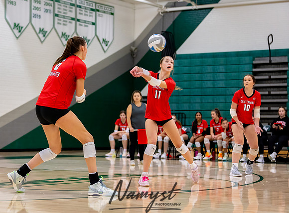 Centennial vs Mounds View Varsity Volleyball 42